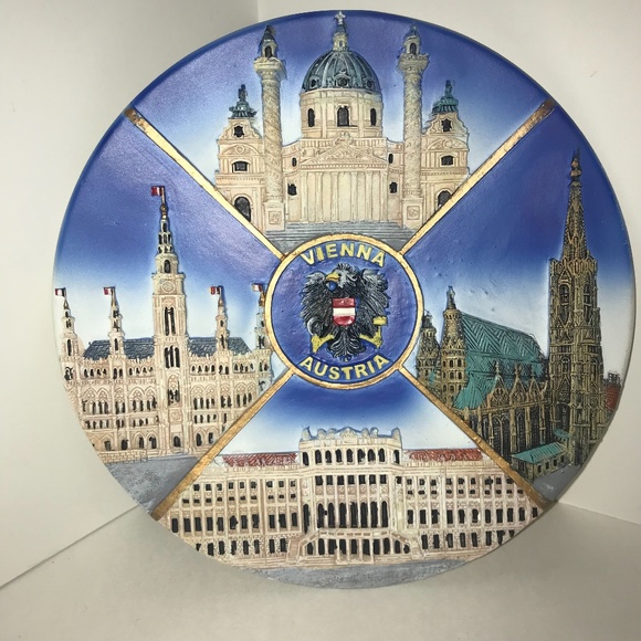 “Historic Vienna Austria”- Collector Porcelain Plate